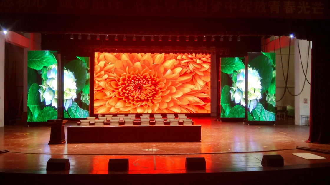 1200cd LED Ekran Sahne Arka Planı, P3 LED Video Duvar Reklamcılık İşi